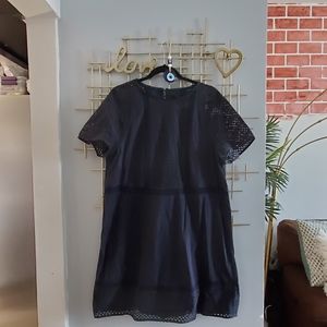 LOFT Dark blue dress.